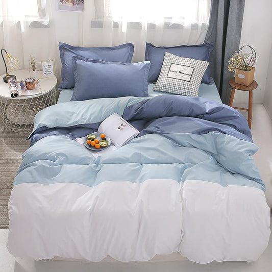 Four-piece cotton bed linen