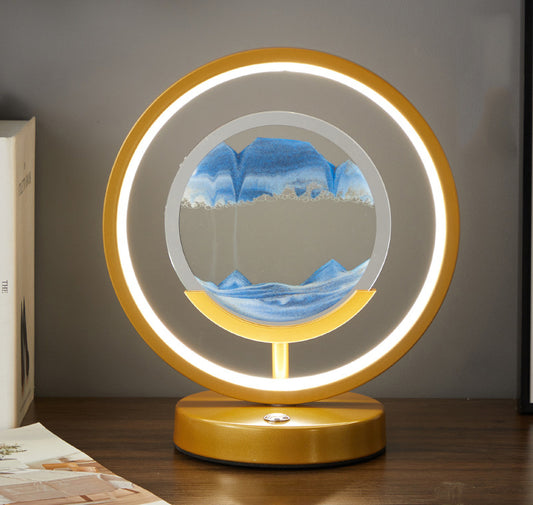 Home Bedroom Decoration Quicksand Warm And Creative LED Desk Lamp