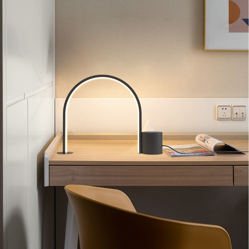 Minimalist Line LED Bedroom Bedside Reading Lamp