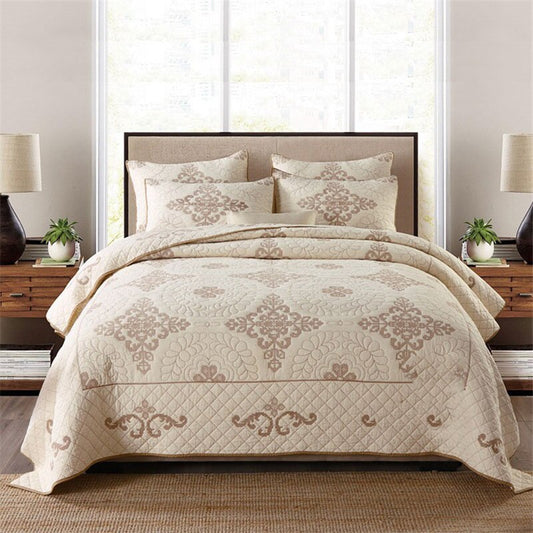 Three-piece cotton bed