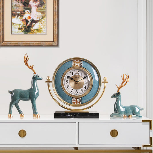 Living Room Home Scandinavian Clock Ornaments