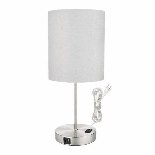 USB Charging Cloth Cover  Ouch Dimming Table Lamp Bedroom Bedside LED Night Light