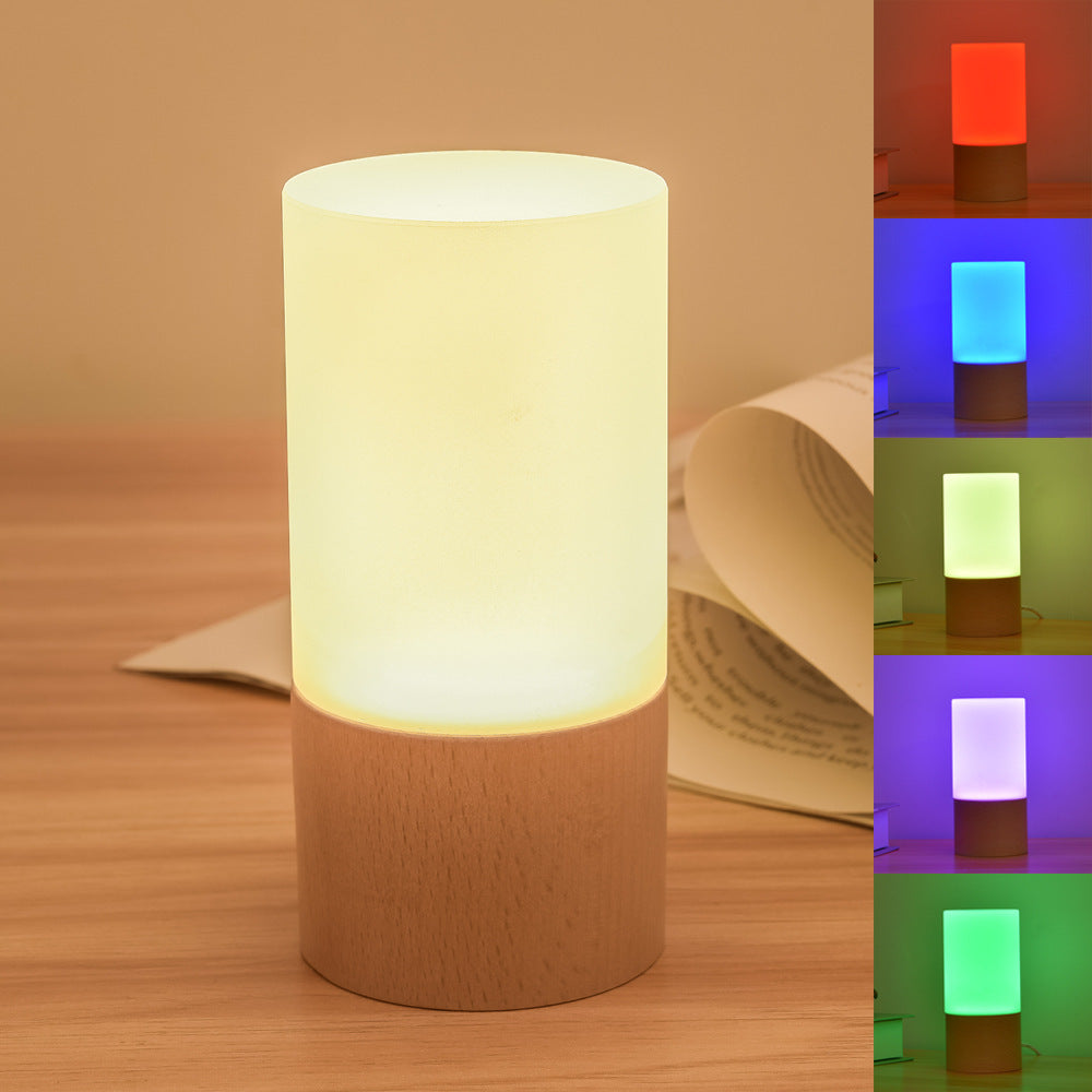 Smart Solid Wood Led Night Light Creation