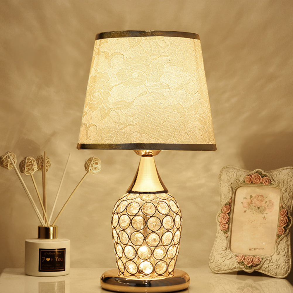 Crystal Table Lamp Ins Modern Bedroom Warm