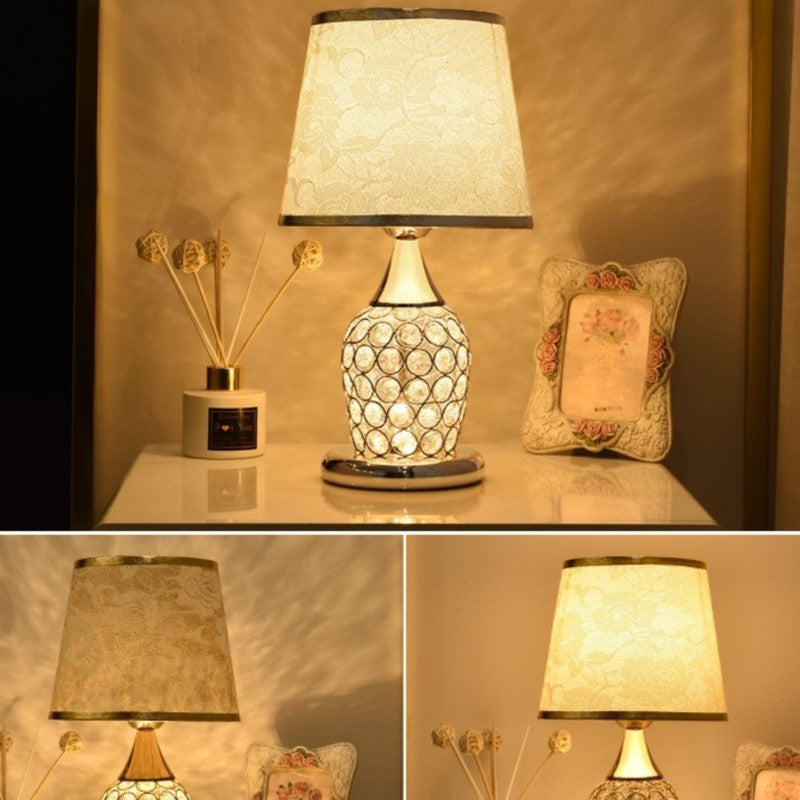 Crystal Table Lamp Ins Modern Bedroom Warm