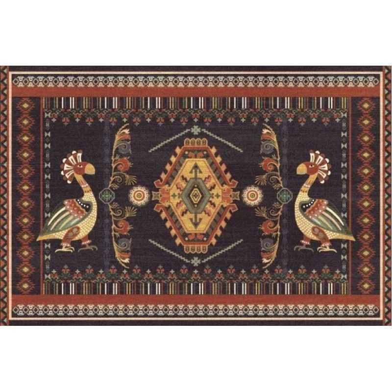 Retro Boho Geometric Ethnic Living Room Bedroom Entry Door Rug