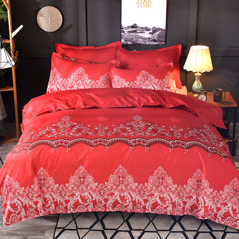 Home Textile American Light Luxury Lace Quilt Cover Bedding