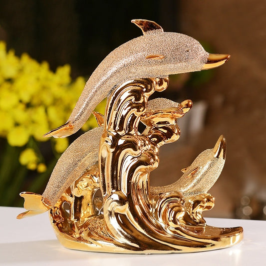 New home furnishes ceramic-plated dolphin bay