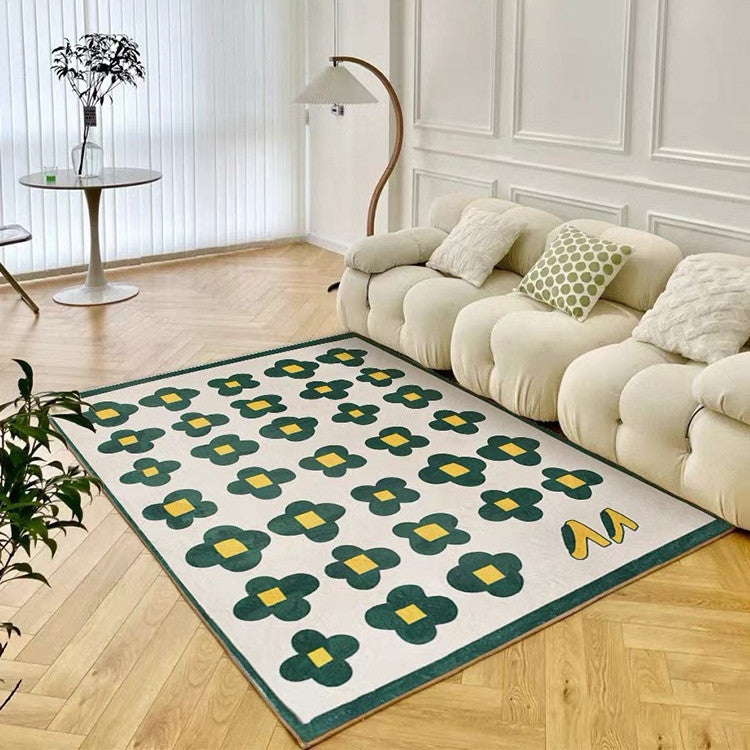 Cashmere Simple Small Flower Carpet Household