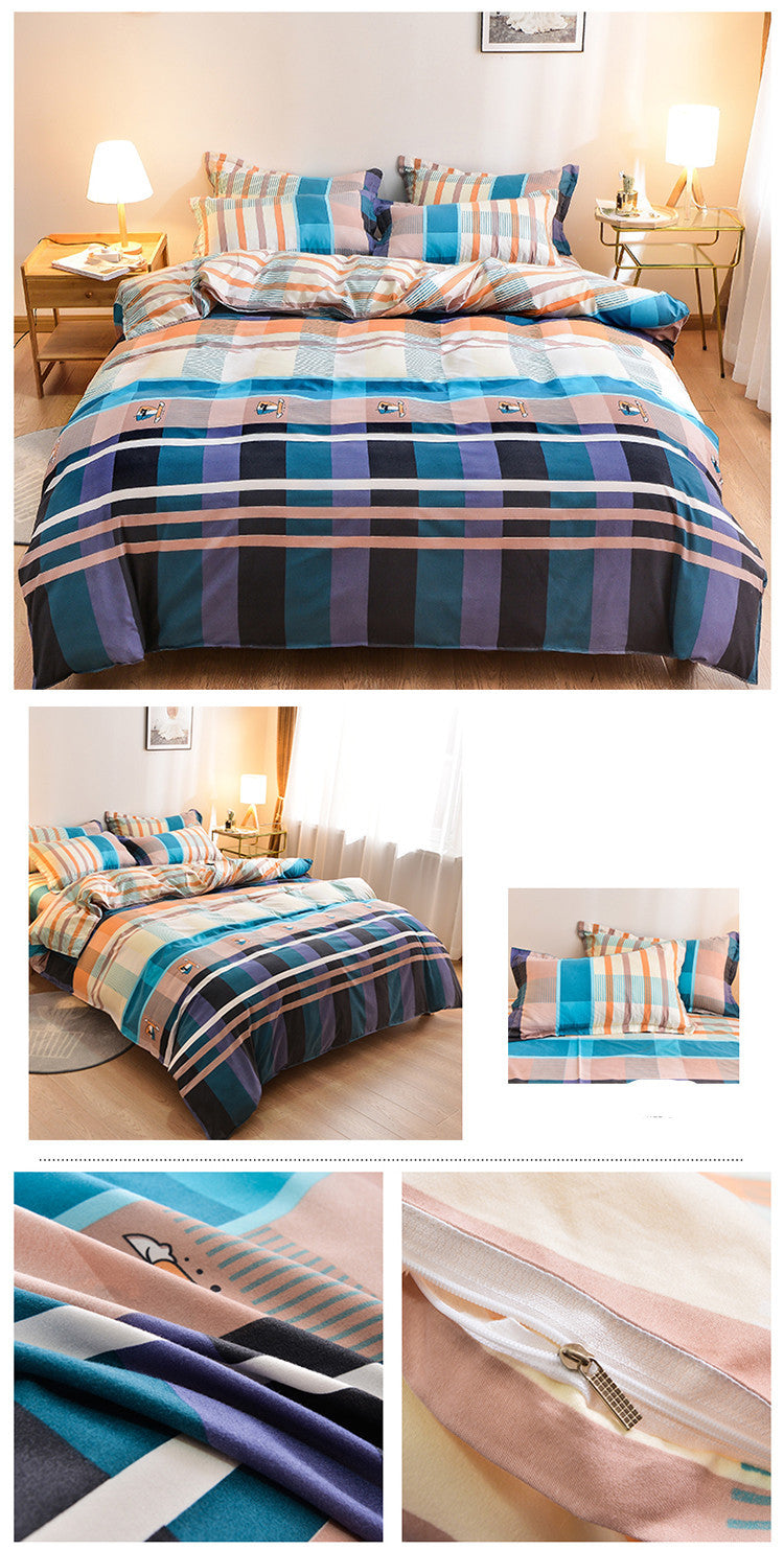 Dormitory Cover Three-Piece Bedding 4