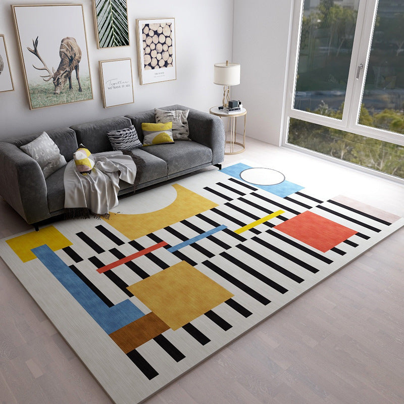 Modern Minimalist Carpet Living Room Coffee Table Blanket