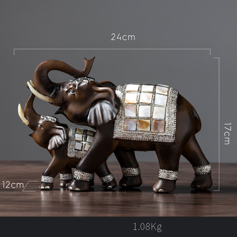 Elephant Resin Decoration Creative Home Living Room Office Desktop Wine Cooler