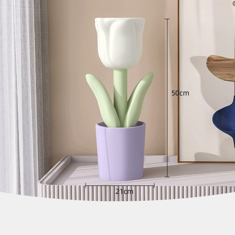 Tulip Ornaments For Sofa Living Room