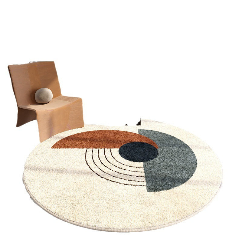 Simple Round Home Living Room Carpet Coffee Table Sofa Study Cloakroom Full Carpet