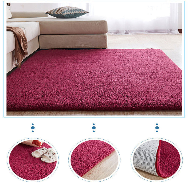 Faux Cashmere Long Wool Carpet Living Room Sofa