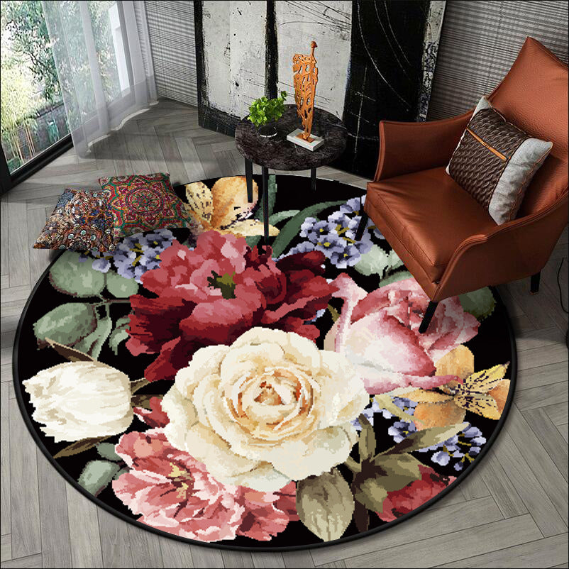 Dahua Living Room Hanging Basket Chair Crcular Floor Mat