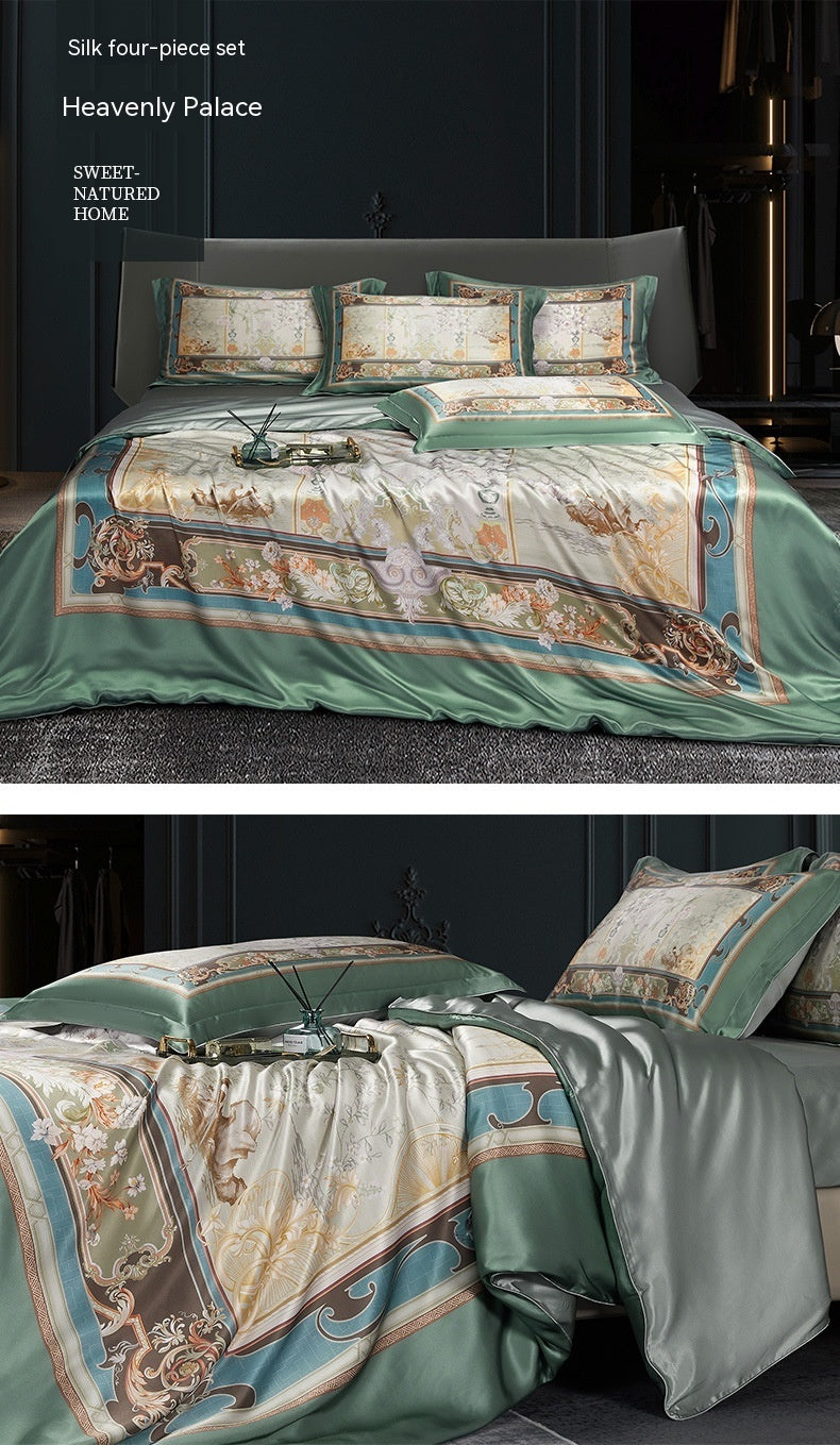 Bed Silk Four-piece Set