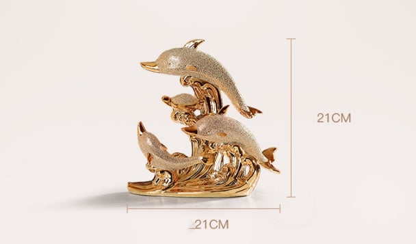 New home furnishes ceramic-plated dolphin bay