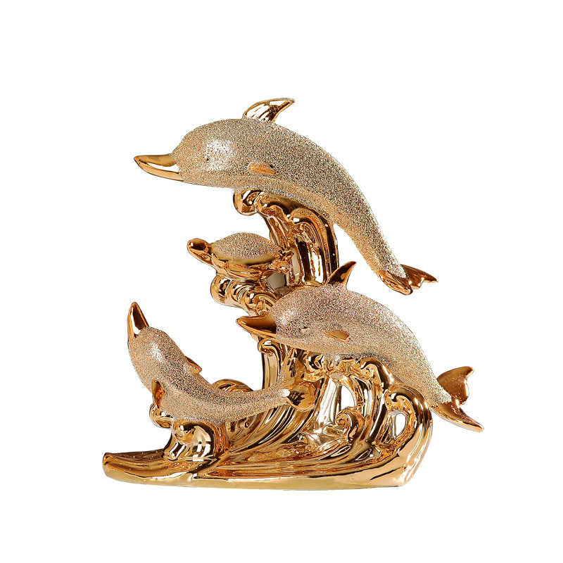 New home furnishes ceramic-plated dolphin bay