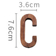 INS Nordic Style Solid Wood Letter Combination Wall DIY Letter Home Decoration