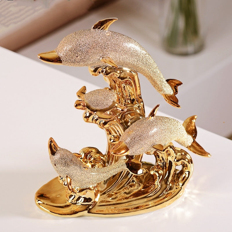 New home furnishes ceramic-plated dolphin bay