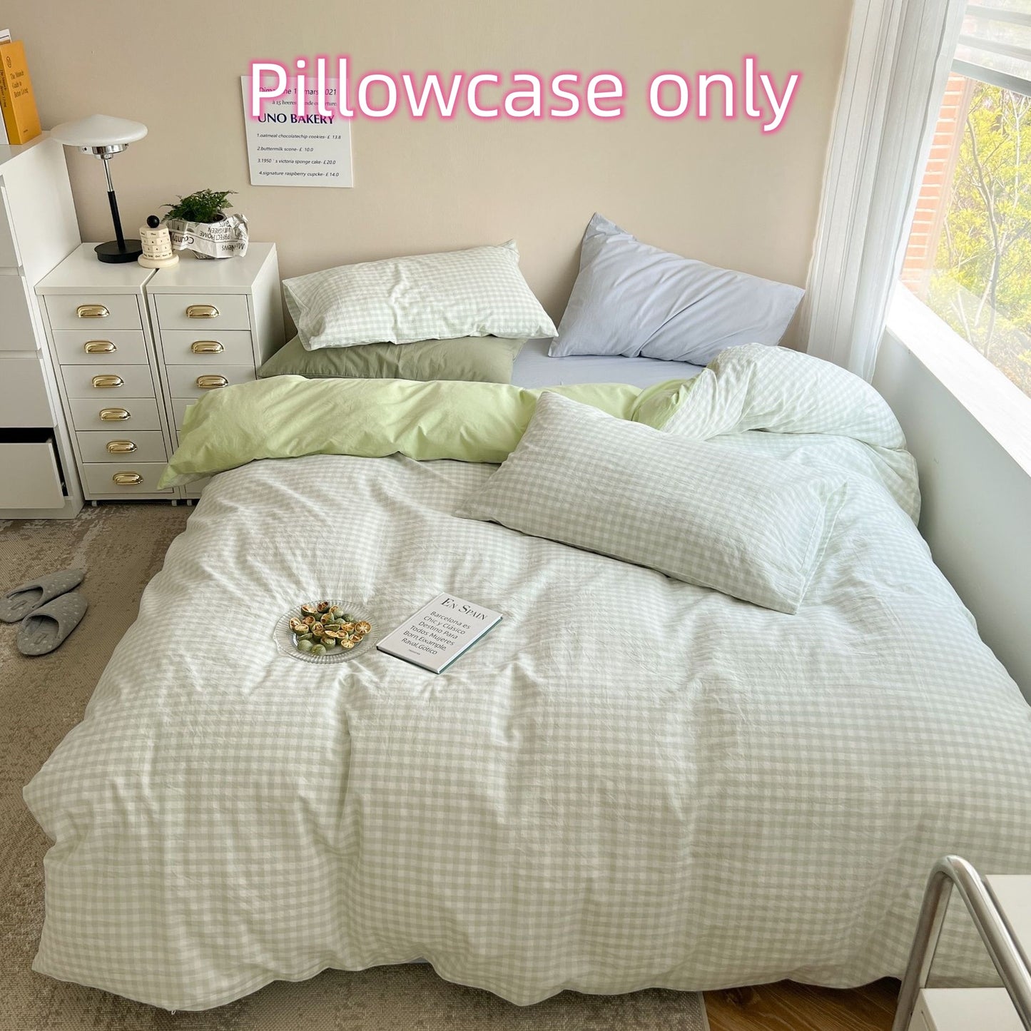 Pastel Bedding Plaid bedsheets