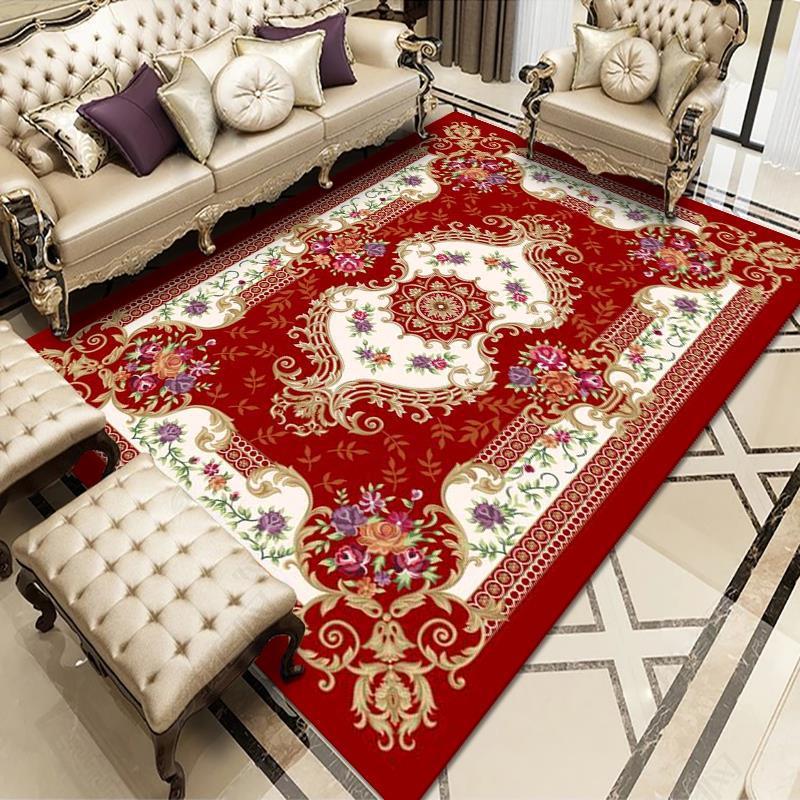 European Style Living Room Tea Table Carpet Sofa