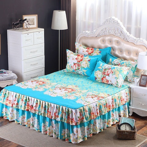 Bedding set skirt bed cover