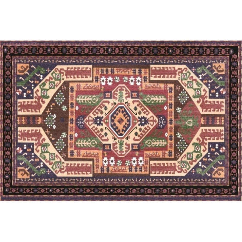 Retro Boho Geometric Ethnic Living Room Bedroom Entry Door Rug