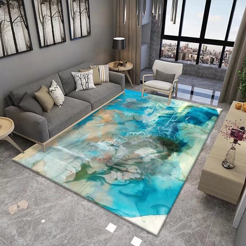 New Chinese Modern Abstract Ink Painting Living Room Carpet