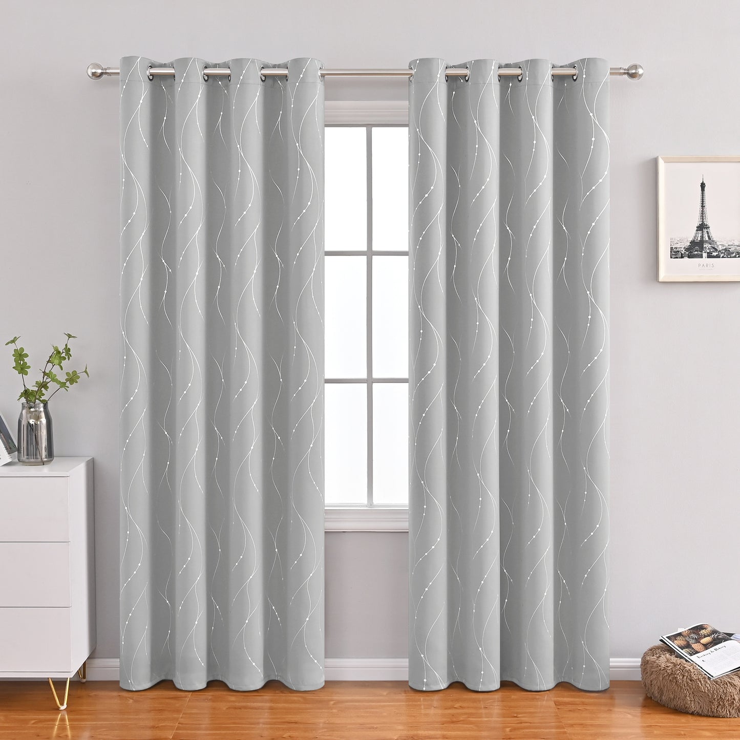 Modern Minimalist Furnishings Decorative Blackout Curtains