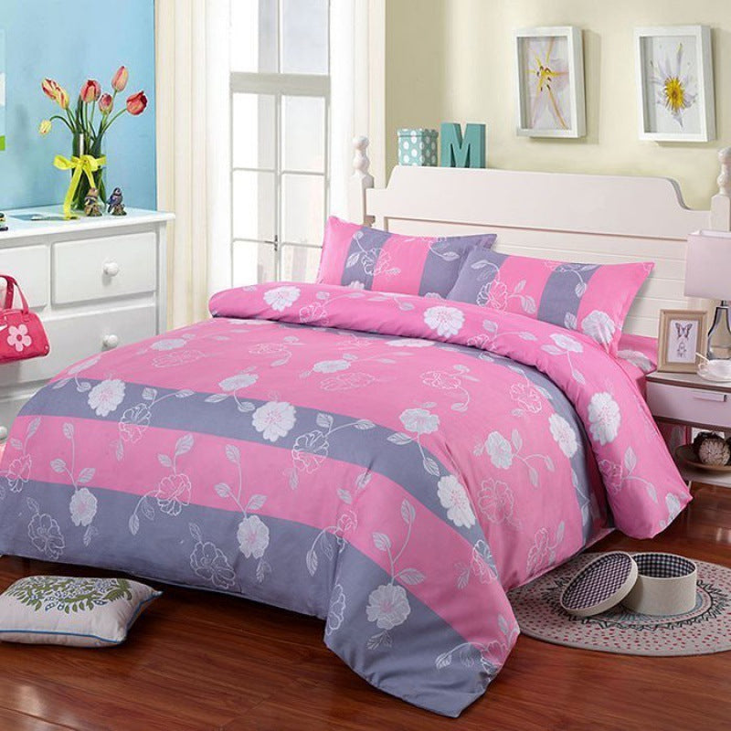 Skin-friendly Quilt Cover Brushed One-piece Double Duvet Cover Bed