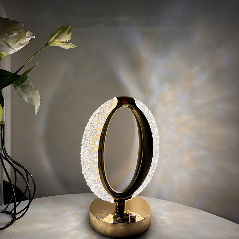 Star Eye Light Night Light Touch Crystal Acrylic Frame Crystal Lamp Home Decor