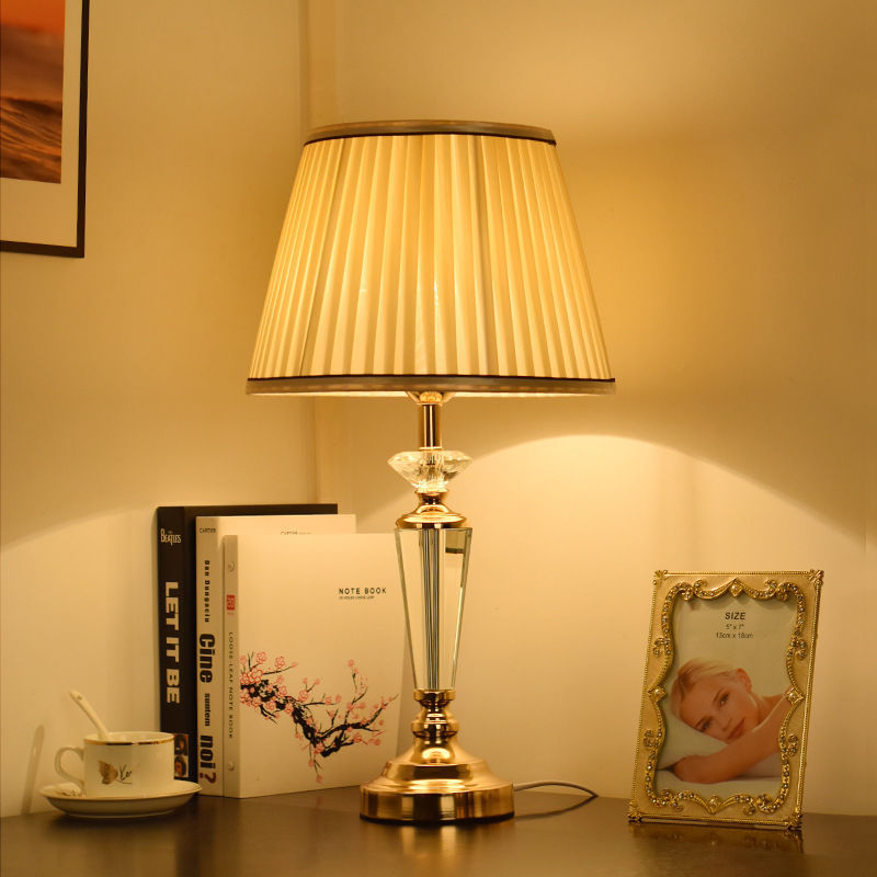 Crystal Table LampDesk Bedside Lamp LED Modern Home