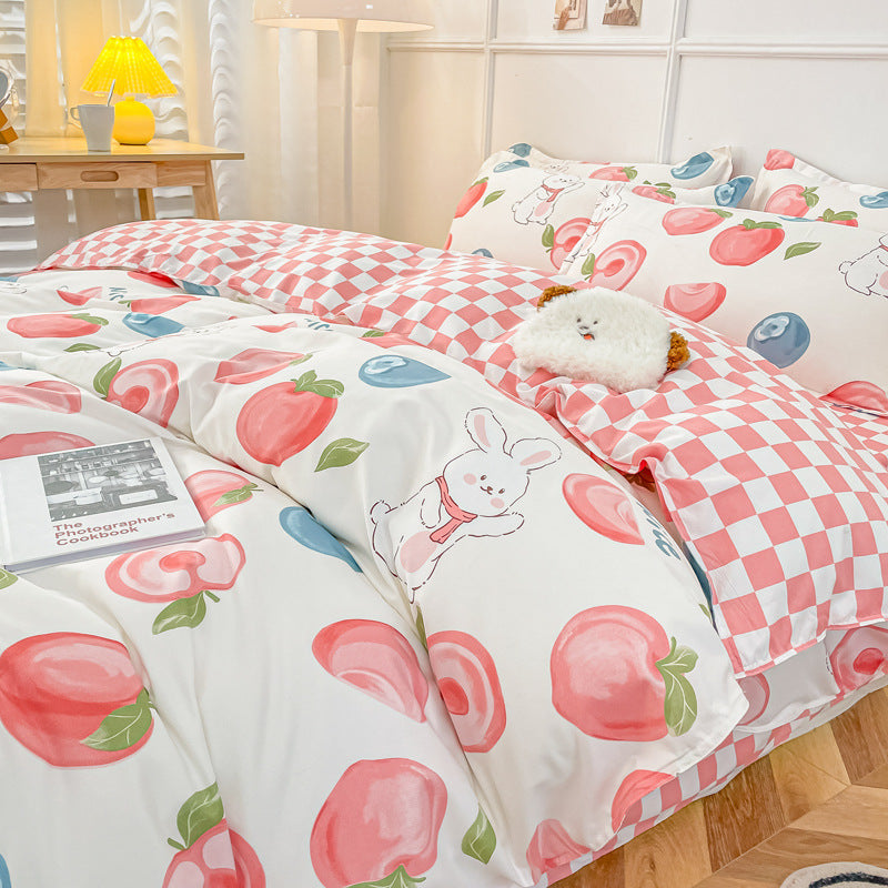 Bedclothes Summer Washed Quilts Set Sheets