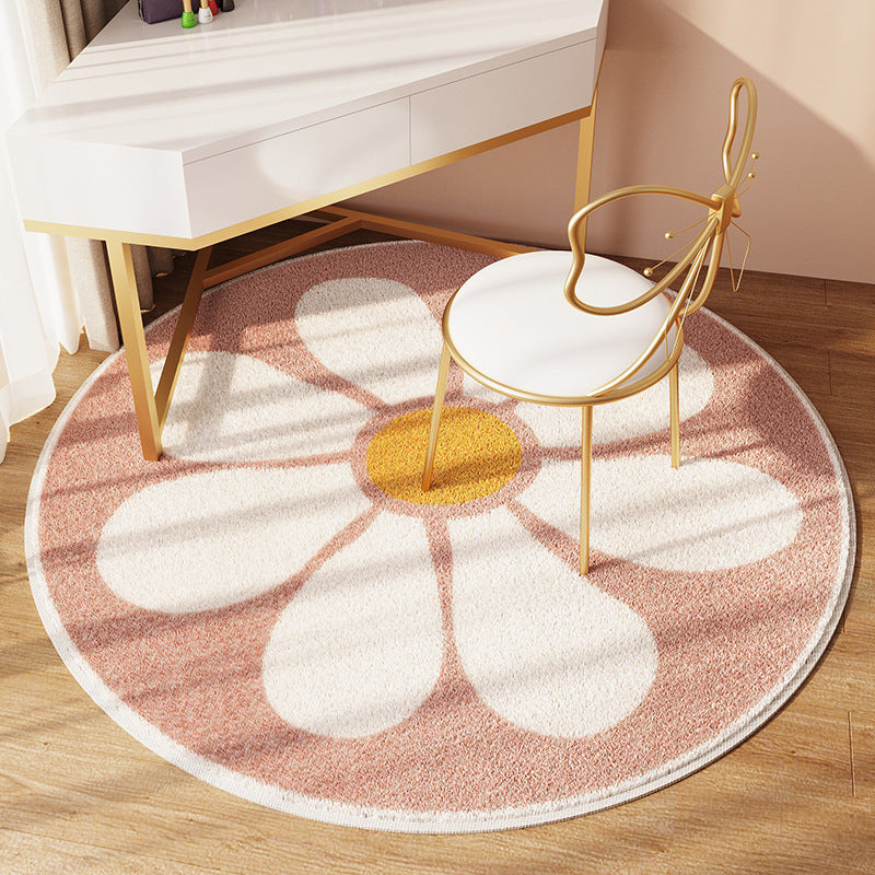 Modern Minimalist Round Carpet  Cashmere Creative Living Room