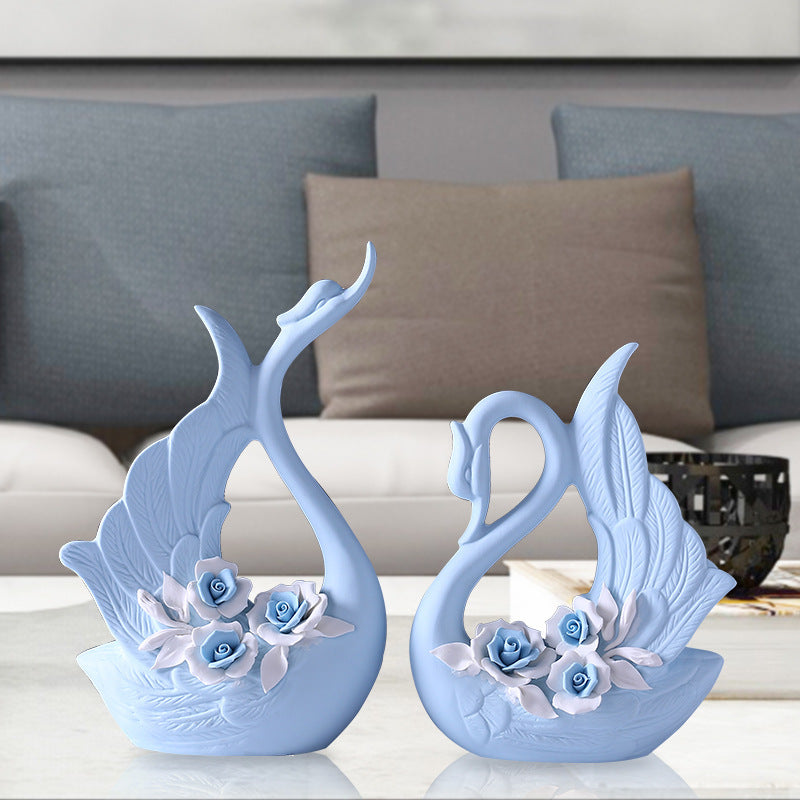 Cafe Hotel Decorations Swan Home Furnishing Crafts