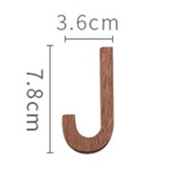 INS Nordic Style Solid Wood Letter Combination Wall DIY Letter Home Decoration