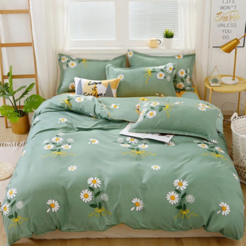 Skin-friendly Quilt Cover Brushed One-piece Double Duvet Cover Bed