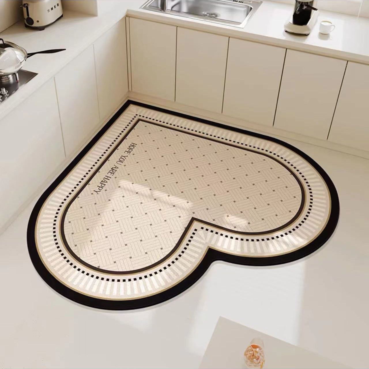 Household Kitchen Diatom Ooze Floor Mat Absorbent Oil-absorbing Quick-drying Stain-resistant Restaurant Floor Mat