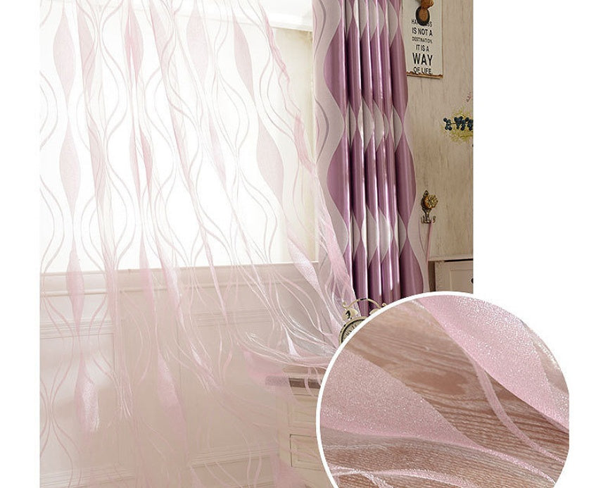 Jacquard European Curtain Fabric Hotel Project