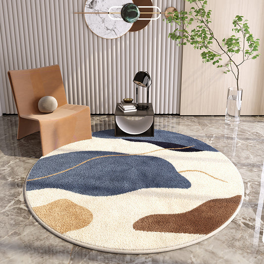 Simple Round Home Living Room Carpet Coffee Table Sofa Study Cloakroom Full Carpet