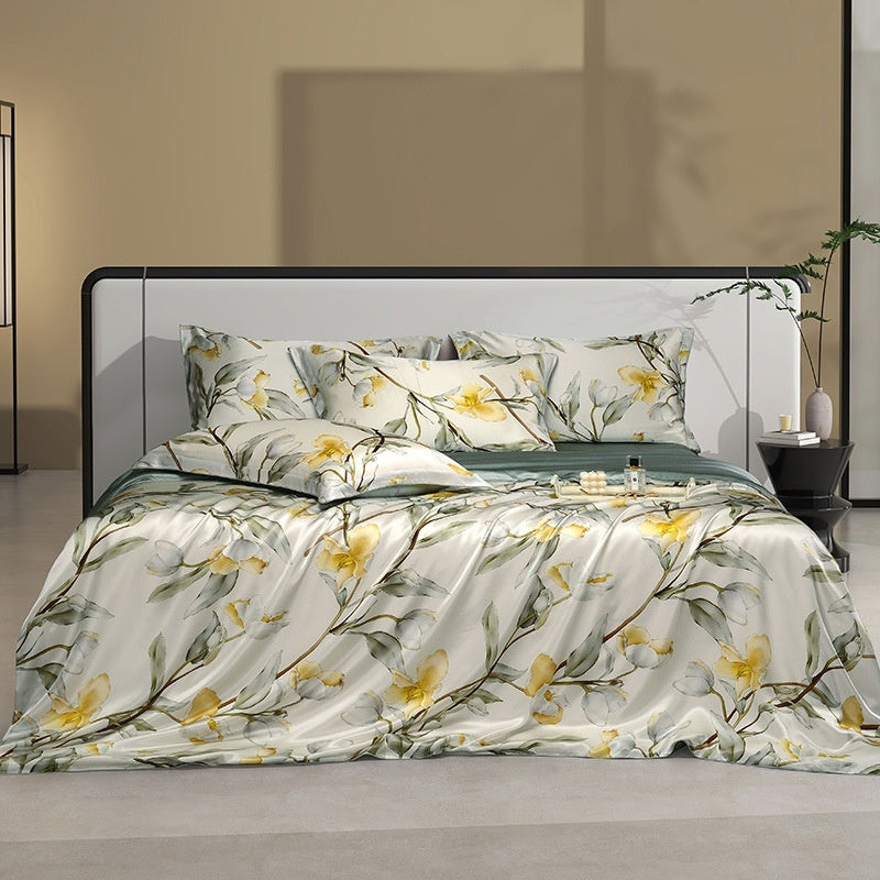 Bed Silk Four-piece Set