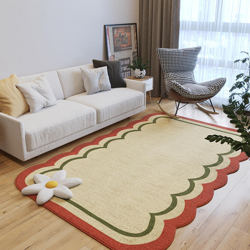 Carpet Full Spread Living Room Bedroom Thickened Imitation Cashmere Carpet Anti-slip Bed Blanket