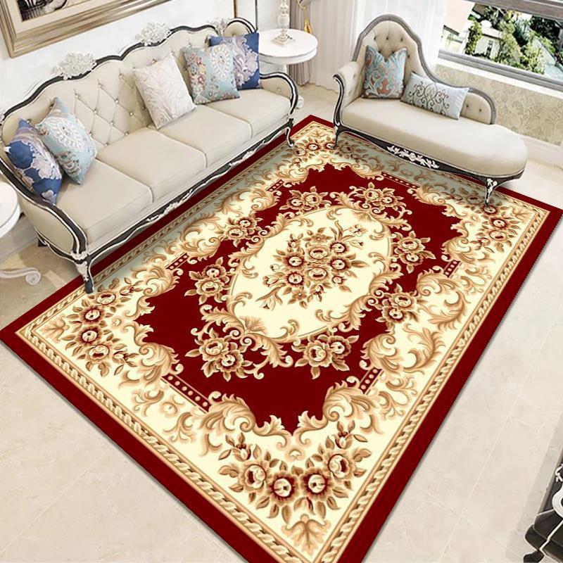 European Style Living Room Tea Table Carpet Sofa