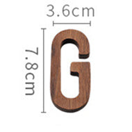 INS Nordic Style Solid Wood Letter Combination Wall DIY Letter Home Decoration