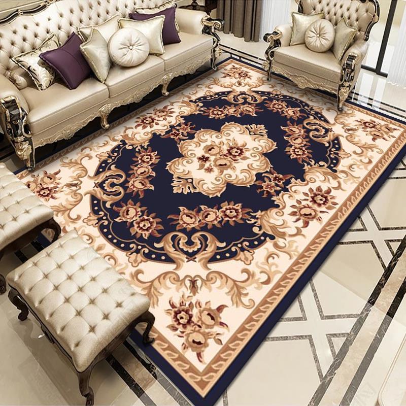 European Style Living Room Tea Table Carpet Sofa