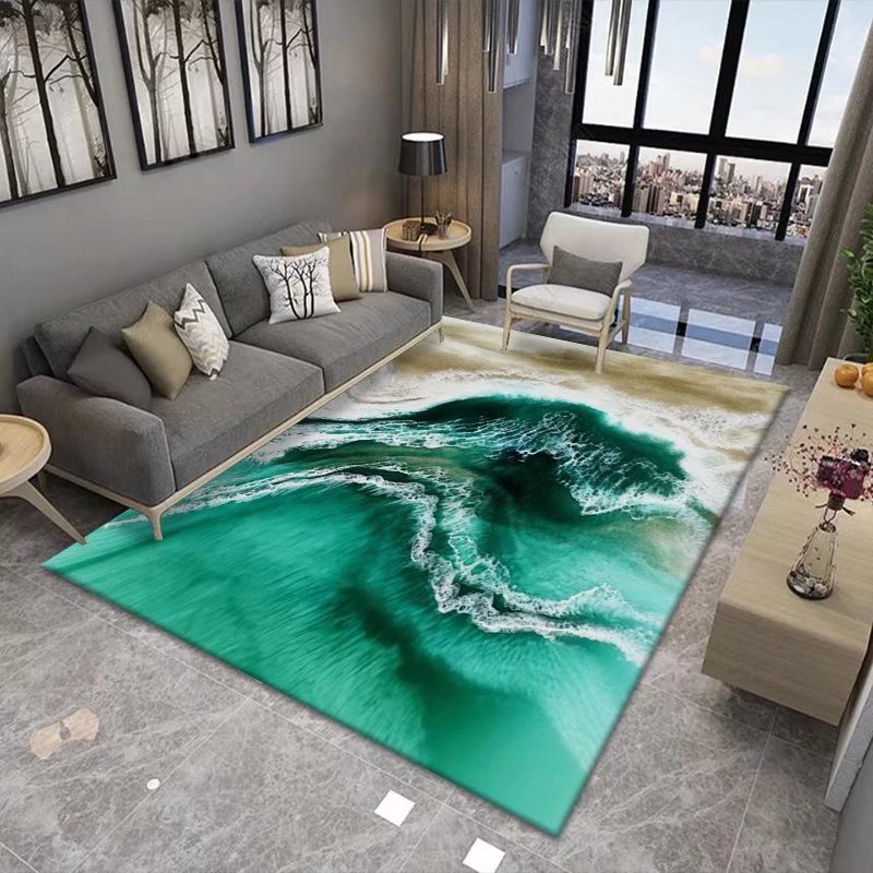 New Chinese Modern Abstract Ink Painting Living Room Carpet