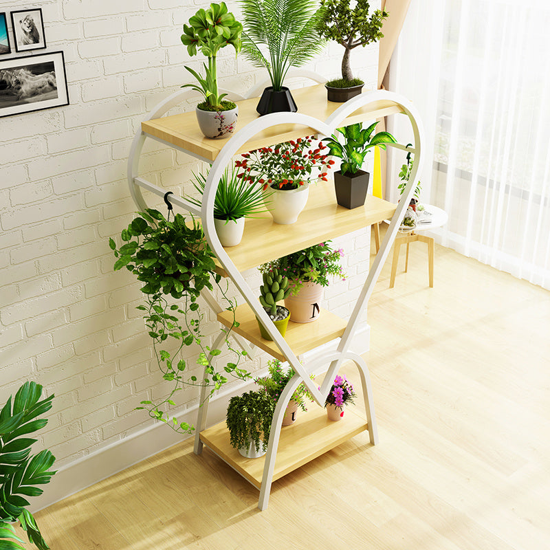 Indoor Living Room Balcony Decorative Creative Heart-shaped Multi-layered Flower Shelves