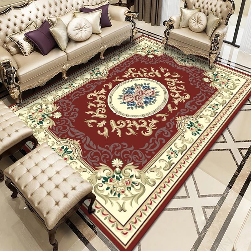 European Style Living Room Tea Table Carpet Sofa